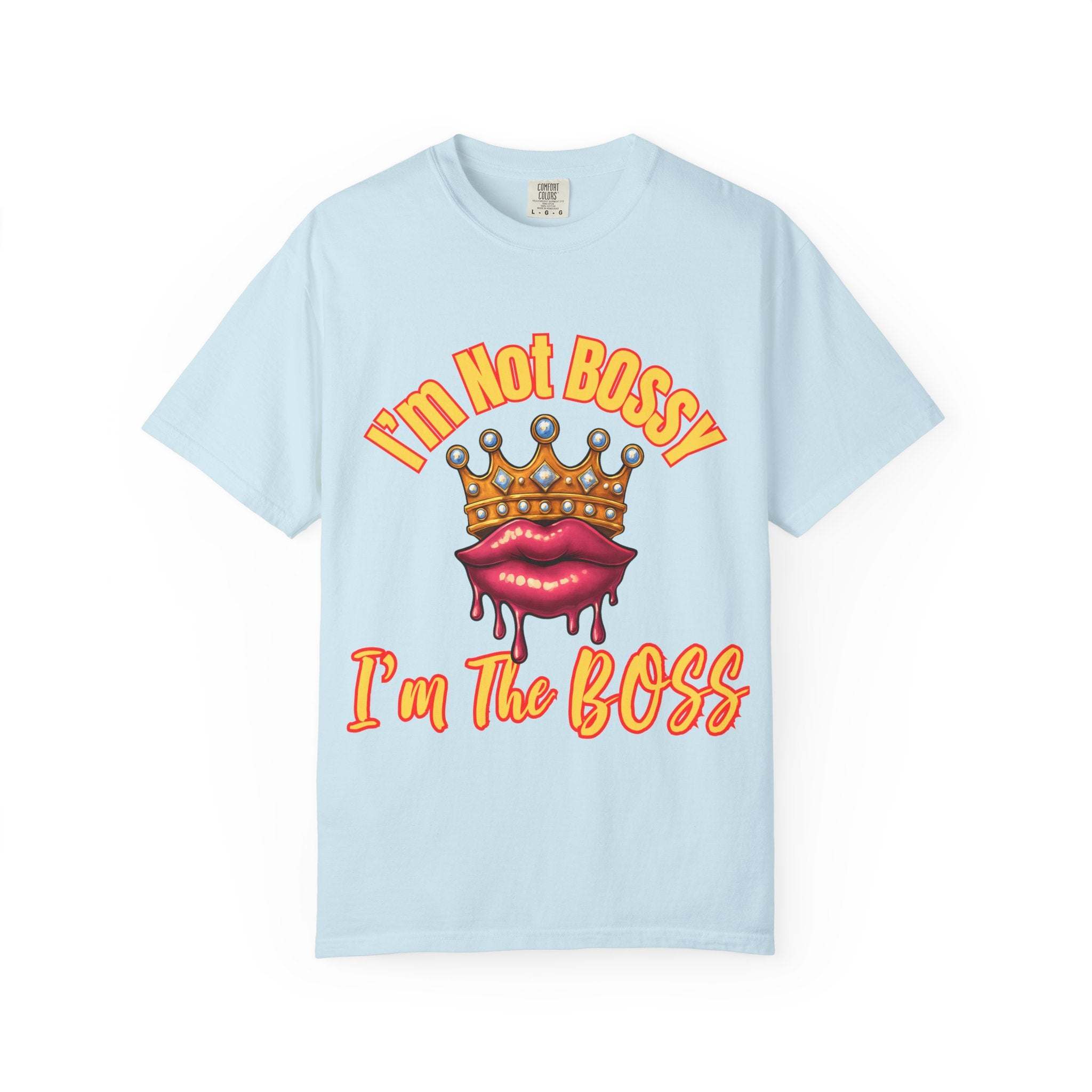 Black cotton Boss Garment-Dyed Bratcore t-shirt with a relaxed fit and confident style