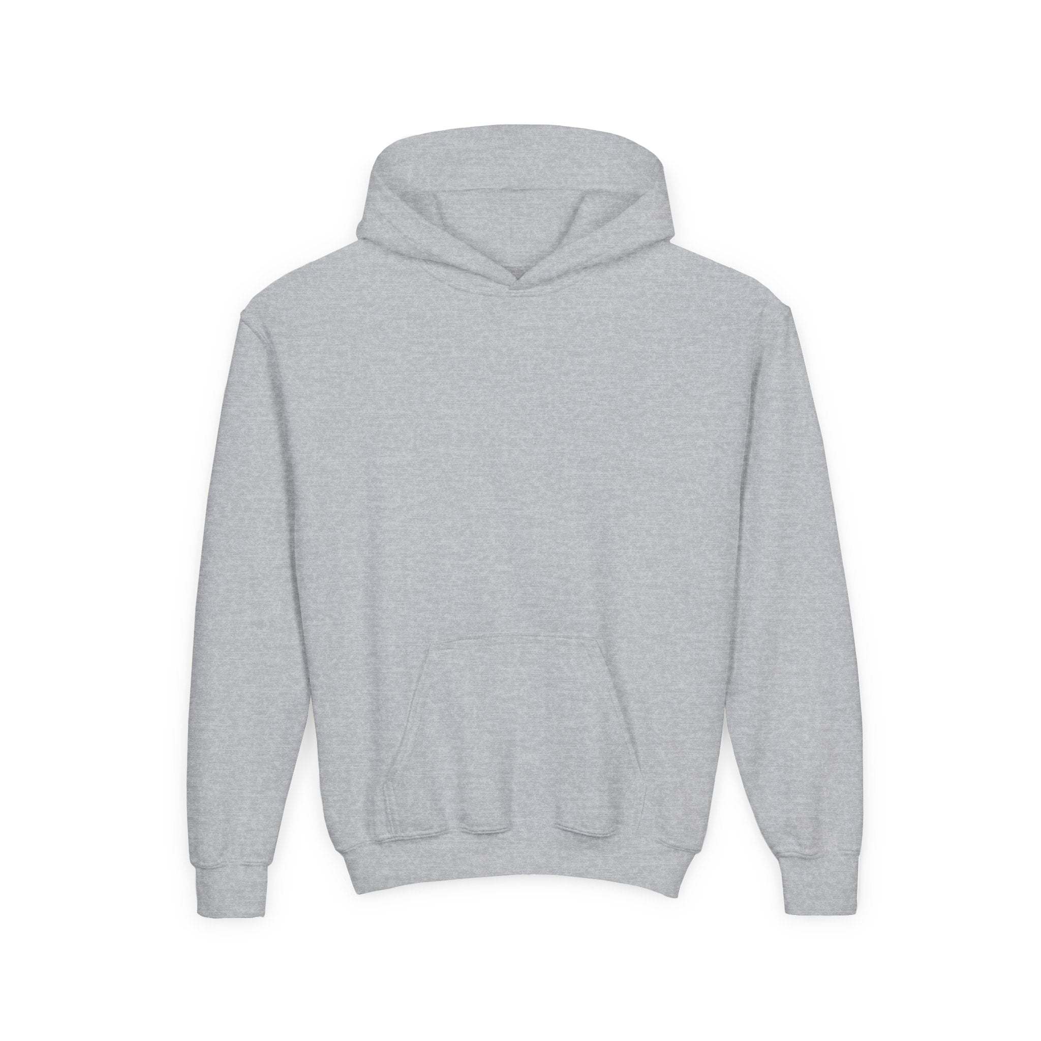 Carolina Blue Galaxy Hoodie from Printify featuring colorful cosmic design for kids