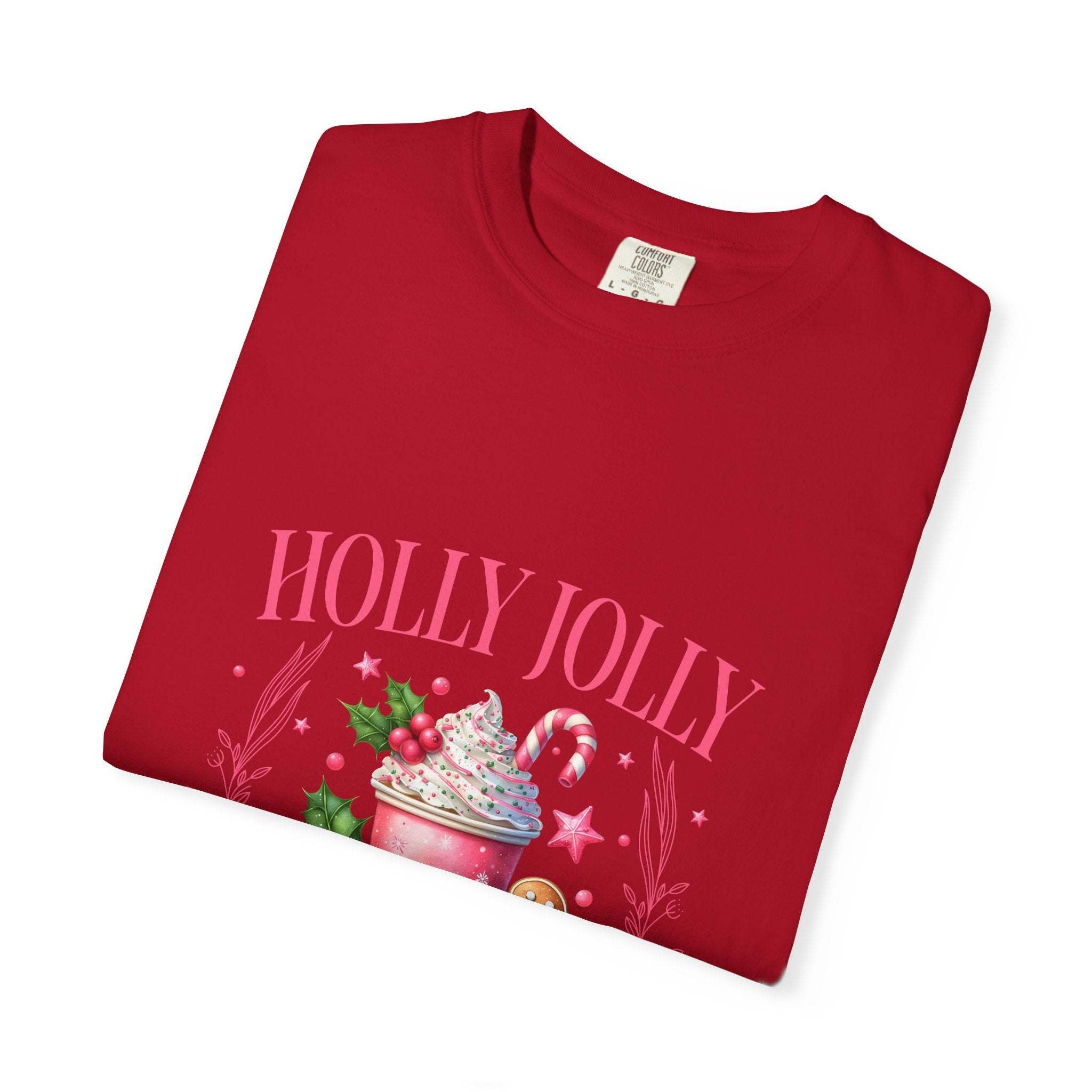 Holly Jolly Christmas Club Garment-Dyed Unisex T-Shirt