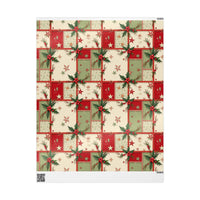 Vintage Christmas Stars wrapping paper with aged star motifs on fine art paper