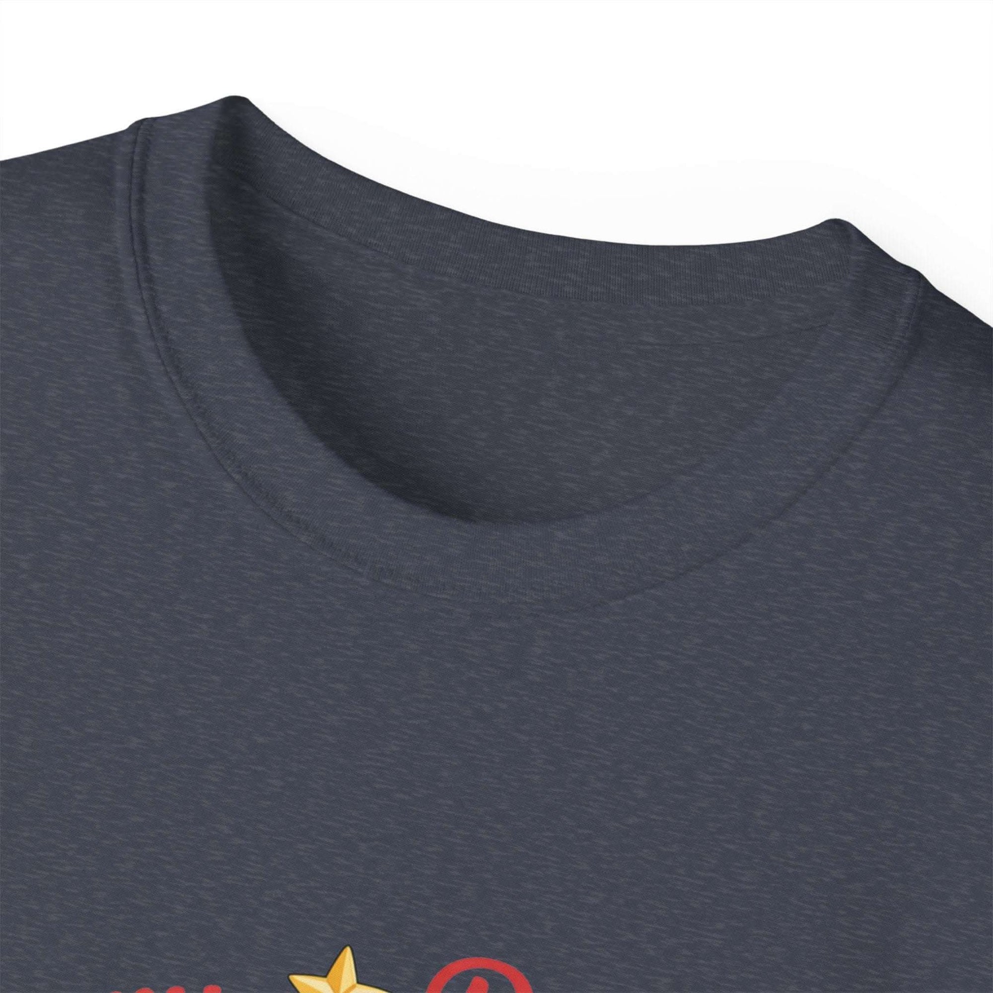 Black Merry Pugmas holiday t-shirt from Printify, featuring festive pug design for dog lovers.