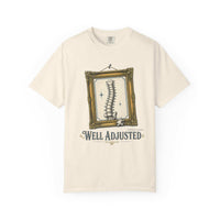 Well Adjusted Spine T-Shirt — Chiropractic Vintage Frame Graphic Tee