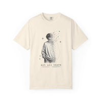 T-Shirt — 'not all there' Abstract Disintegrating Figure Weirdcore Graphic Tee