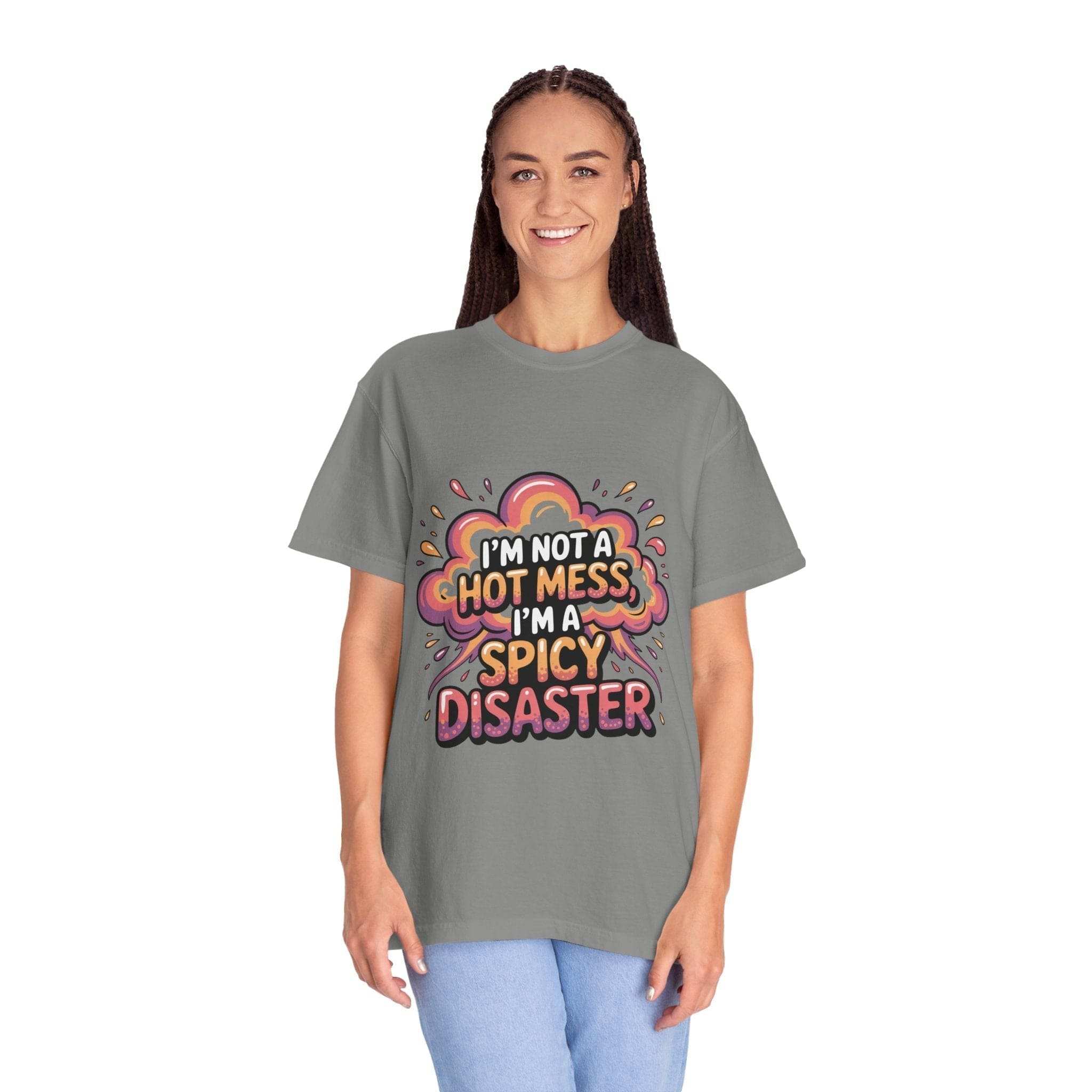 Graphic Tee - Spicy Disaster Unisex Garment-Dyed T-shirt