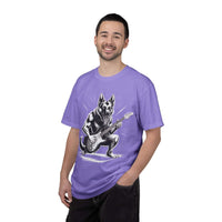 Heavy Metal German Shepherd design on heavyweight garment-dyed cotton t-shirt with relaxed fit