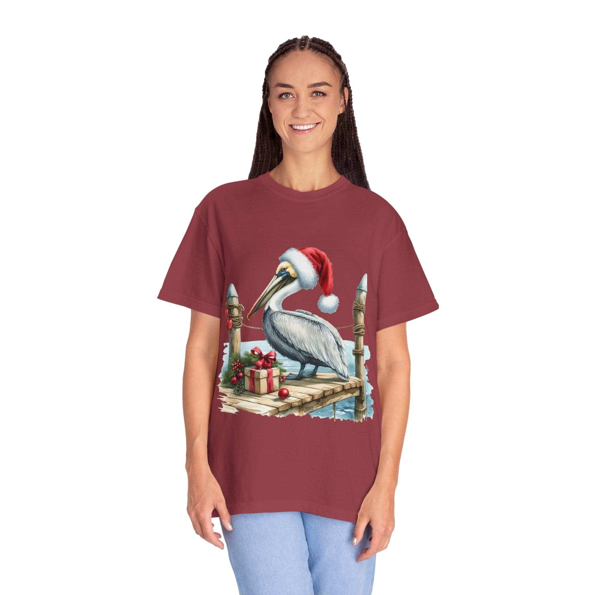 Christmas Pelican Santa T-Shirt