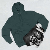 Retro San Diego surfboards fleece hoodie with vintage surfboard graphic and adjustable hood