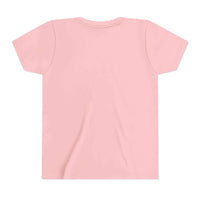 Youth tee featuring a Highland Cow with Sunflowers design on soft, durable cotton fabric