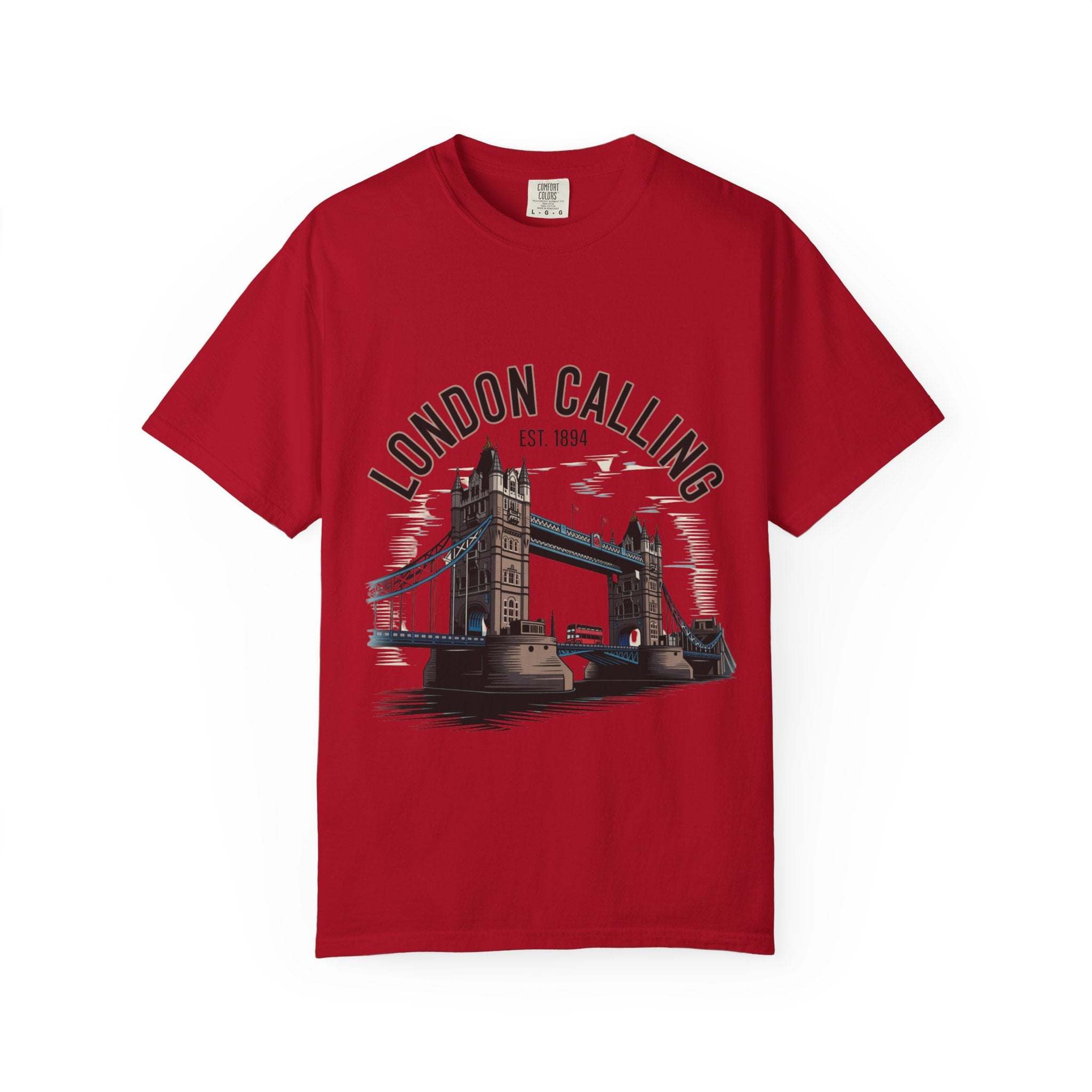 London Calling Travel T-Shirt - Unisex Garment-Dyed