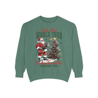 Rocking Santa Sweatshirt - Festive Holiday Christmas Apparel, cozy tee