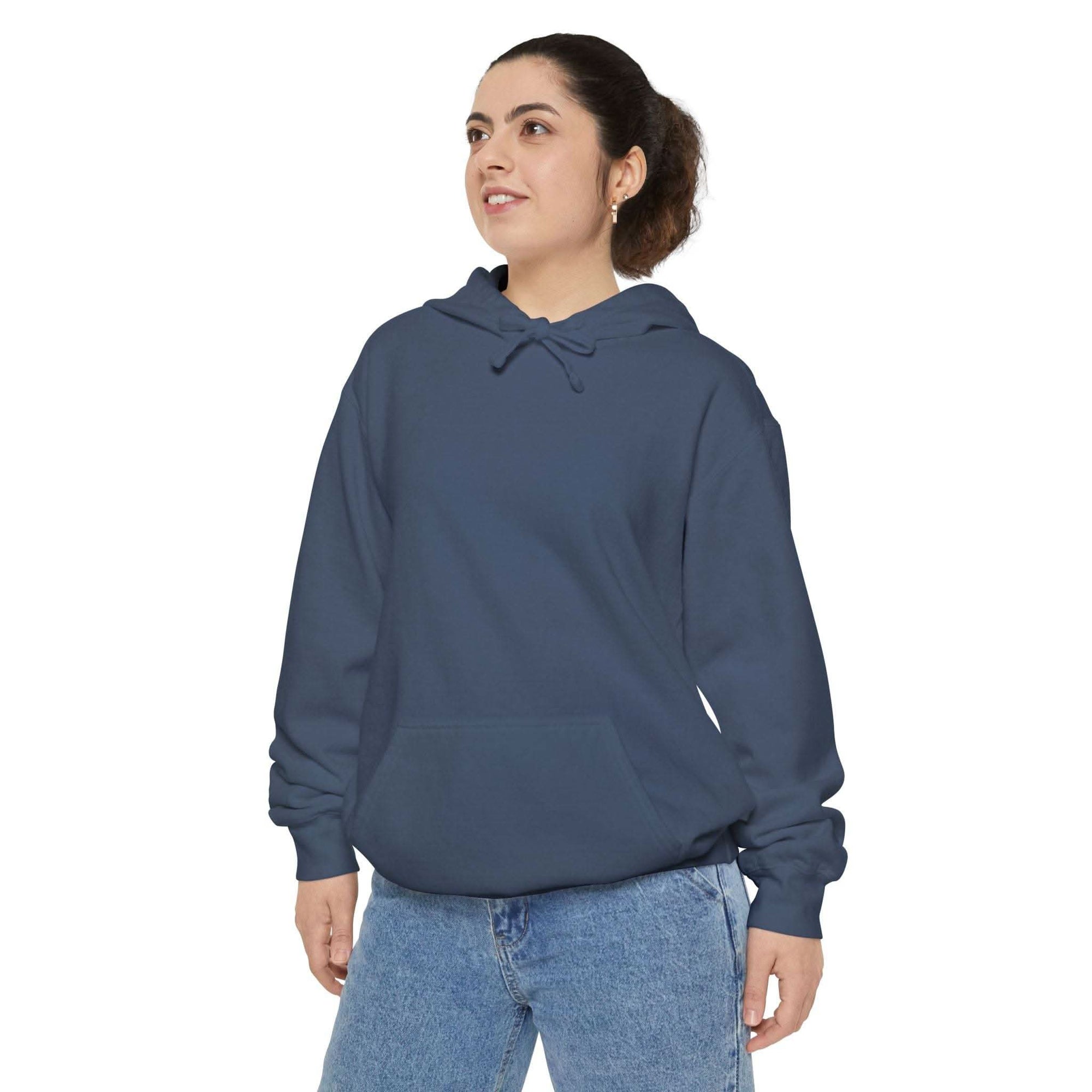 Jesus Has My Back Hoodie faith-based Christian pullover with uplifting shoulder design and relaxed fit