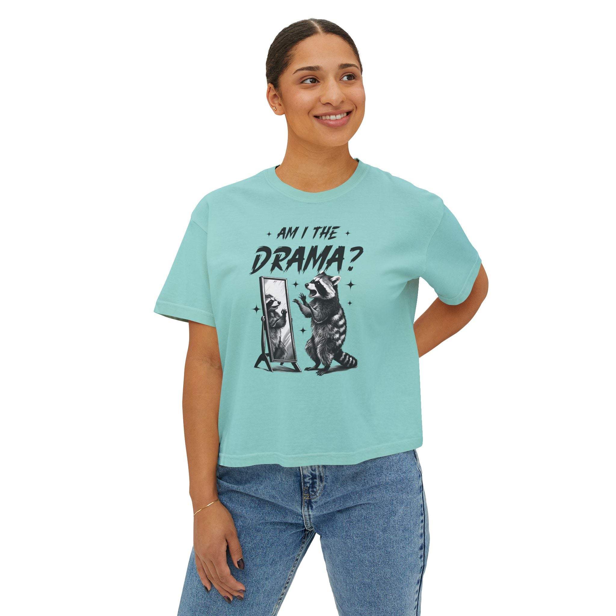 Boxy Tee - Am I The Drama Women's T-Shirt