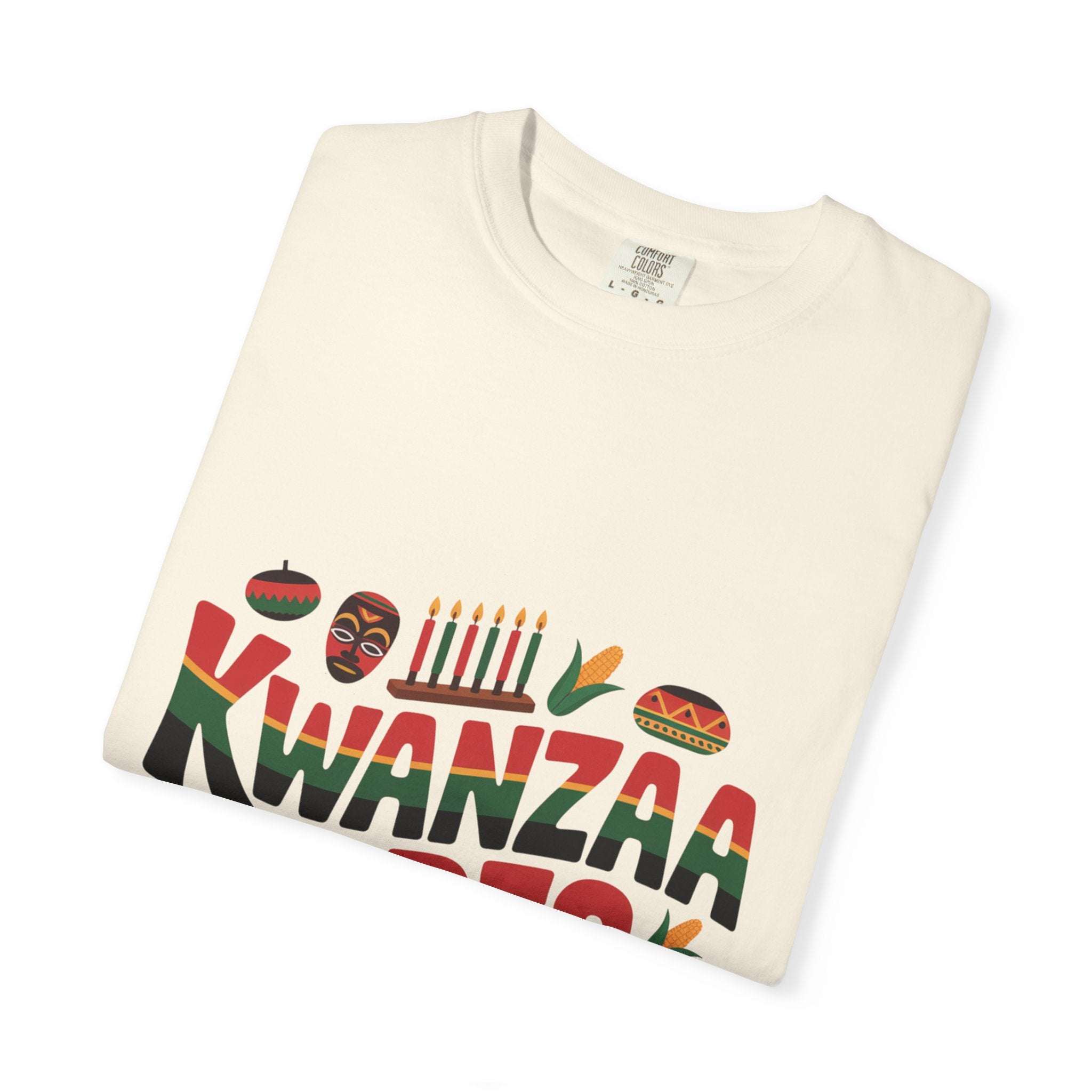 Garment-Dyed T-shirt: Kwanzaa Vibes