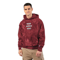 Embroidered Tie-Dye Hoodie