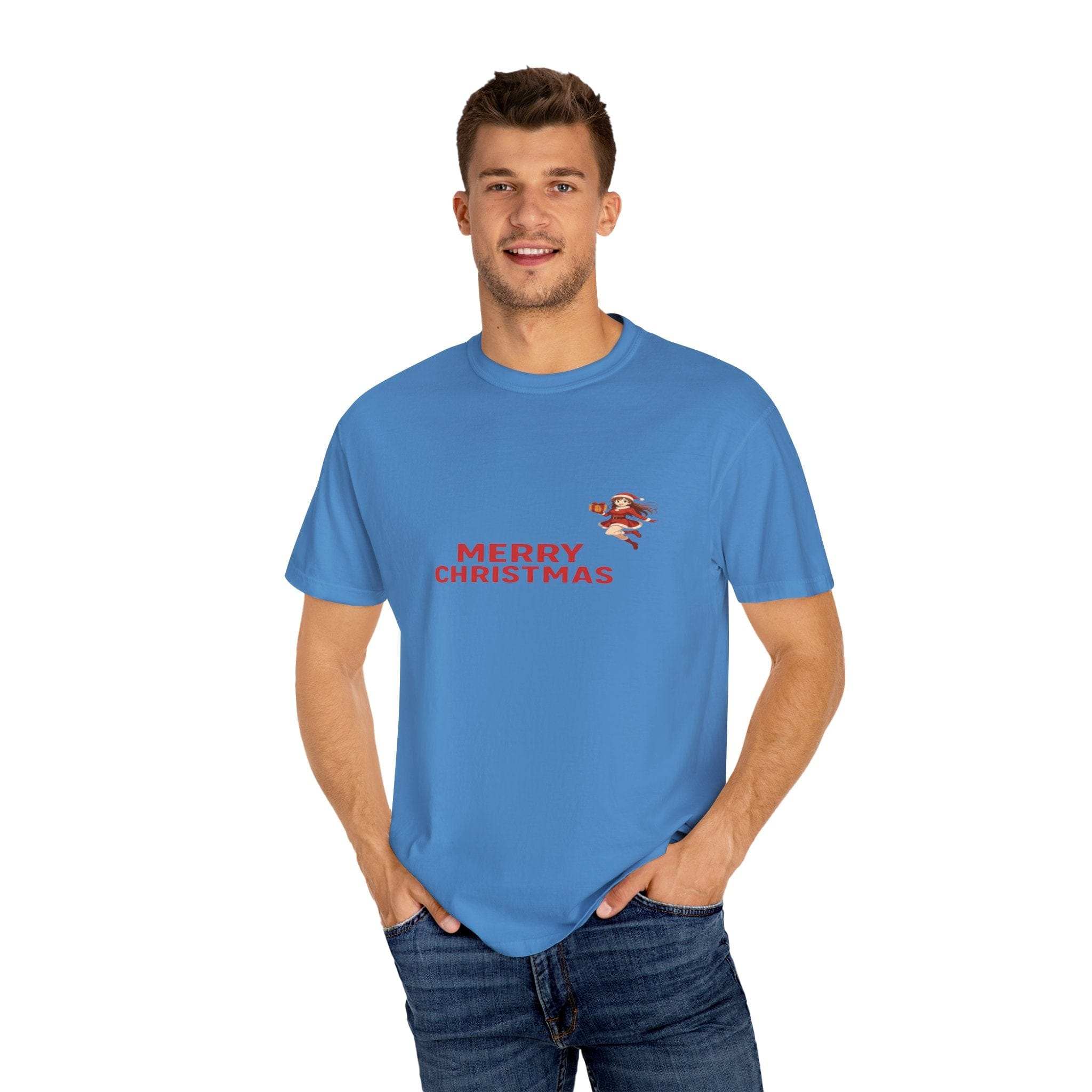 Anime Christmas Santa T-shirt