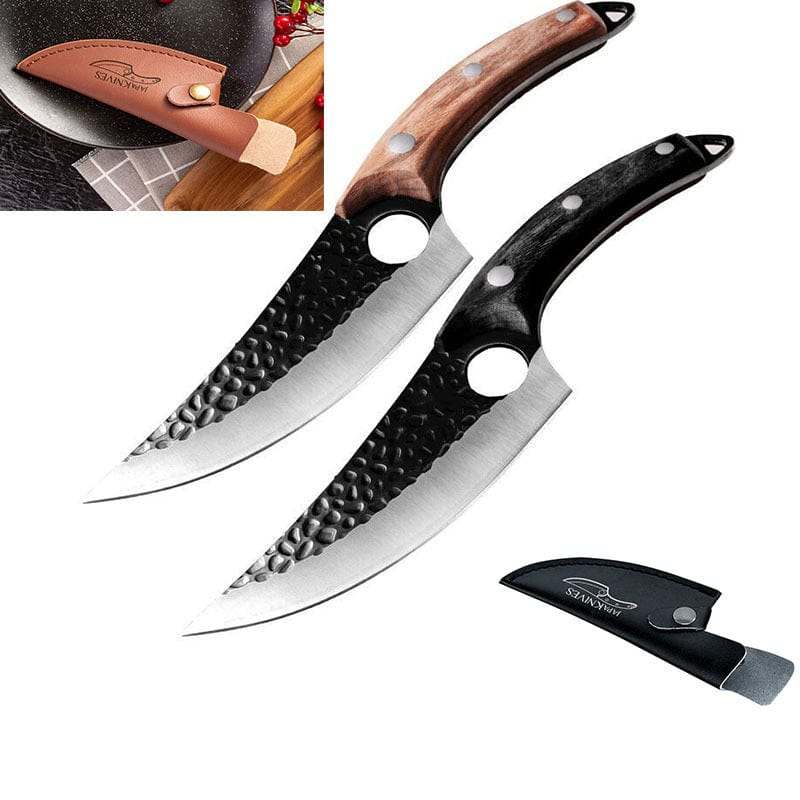 Professional Butcher Knife Set - High Carbon Steel 5CrMoV15