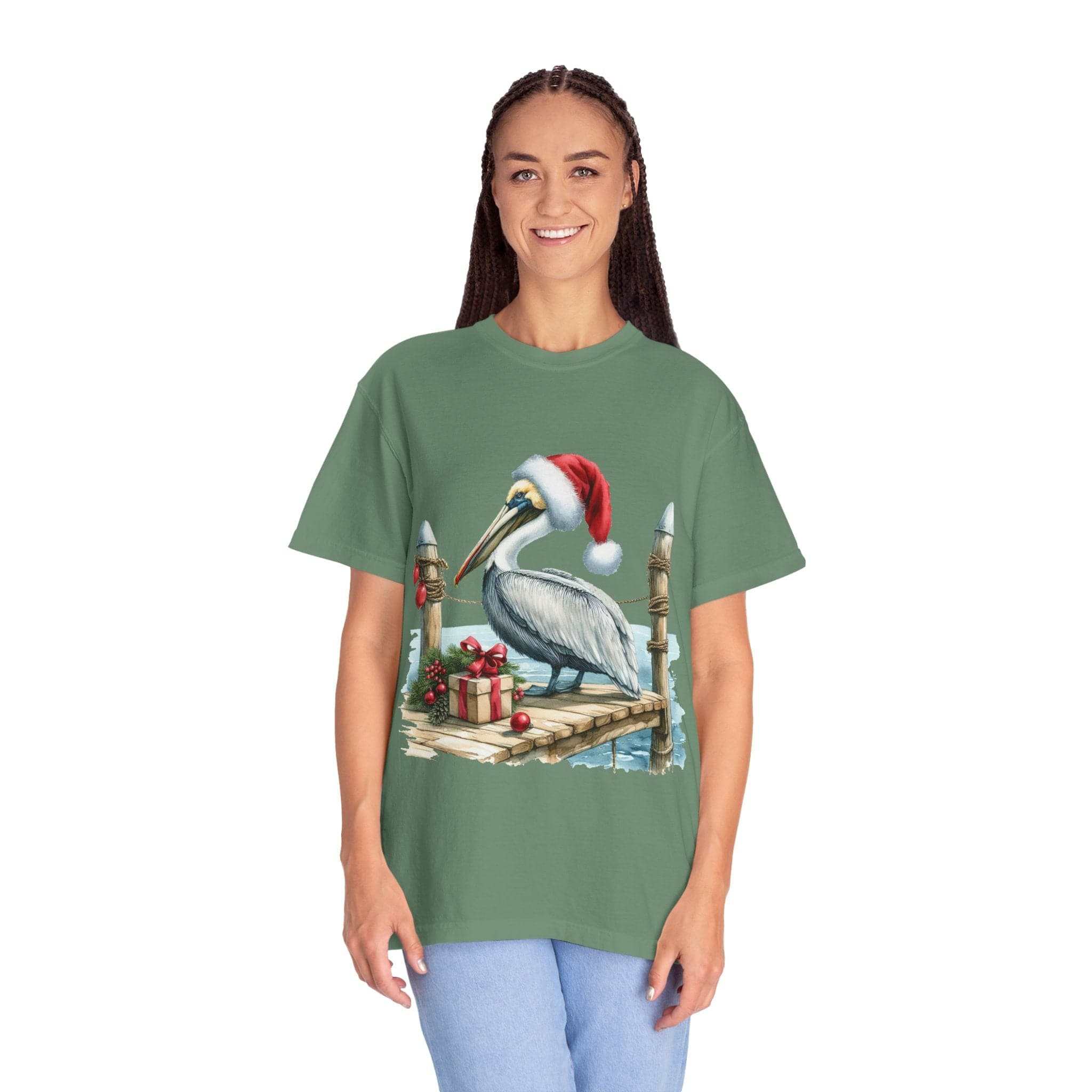 Christmas Pelican Santa T-Shirt
