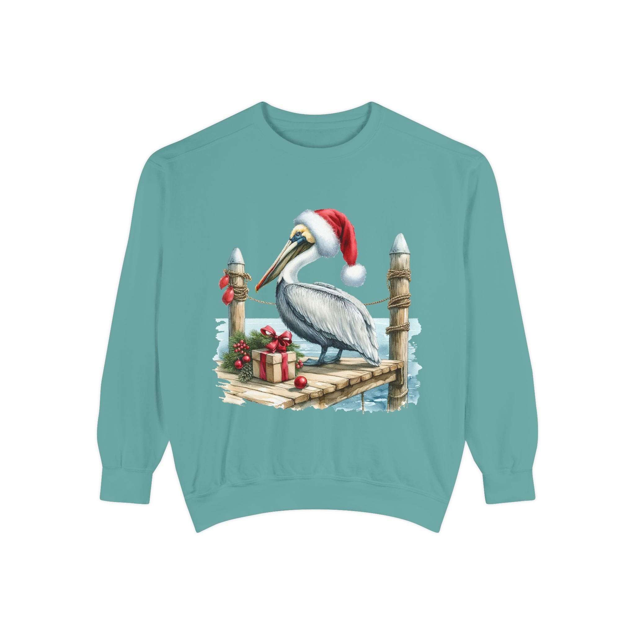 Christmas Pelican Santa Sweatshirt - Festive Holiday Pullover