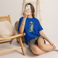 Alien Corgi Illustration Tee | UFO Dog Graphic T-Shirt