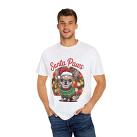 Bay Chihuahua Santa Paws T-Shirt from Printify, festive holiday pet apparel for dog lovers