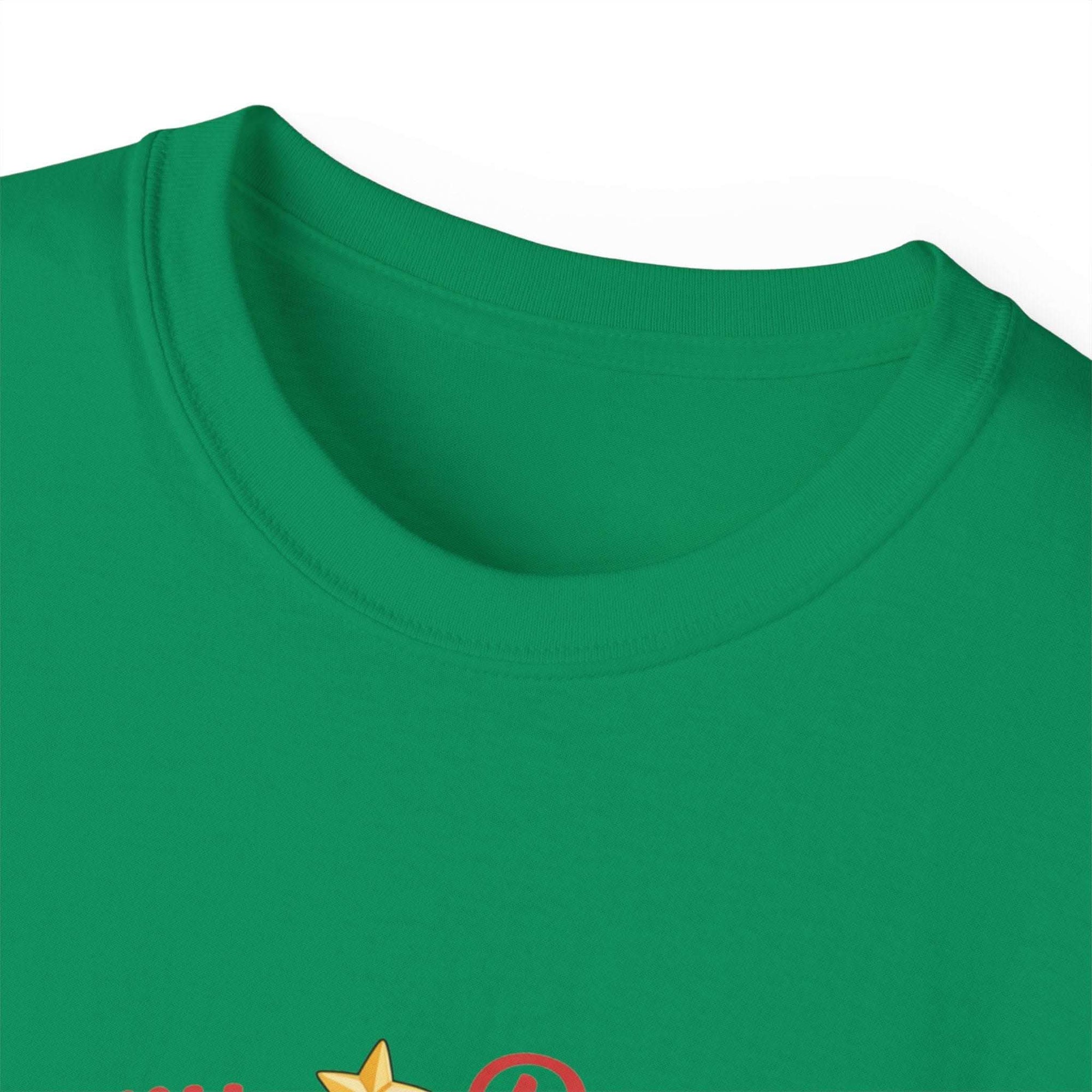 Black Merry Pugmas holiday t-shirt from Printify, featuring festive pug design for dog lovers.