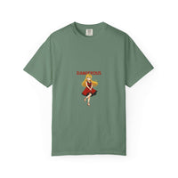 White Anime Dangerous Red Girl T-shirt from Printify, featuring a vibrant anime graphic, available in sizes S, M, L.