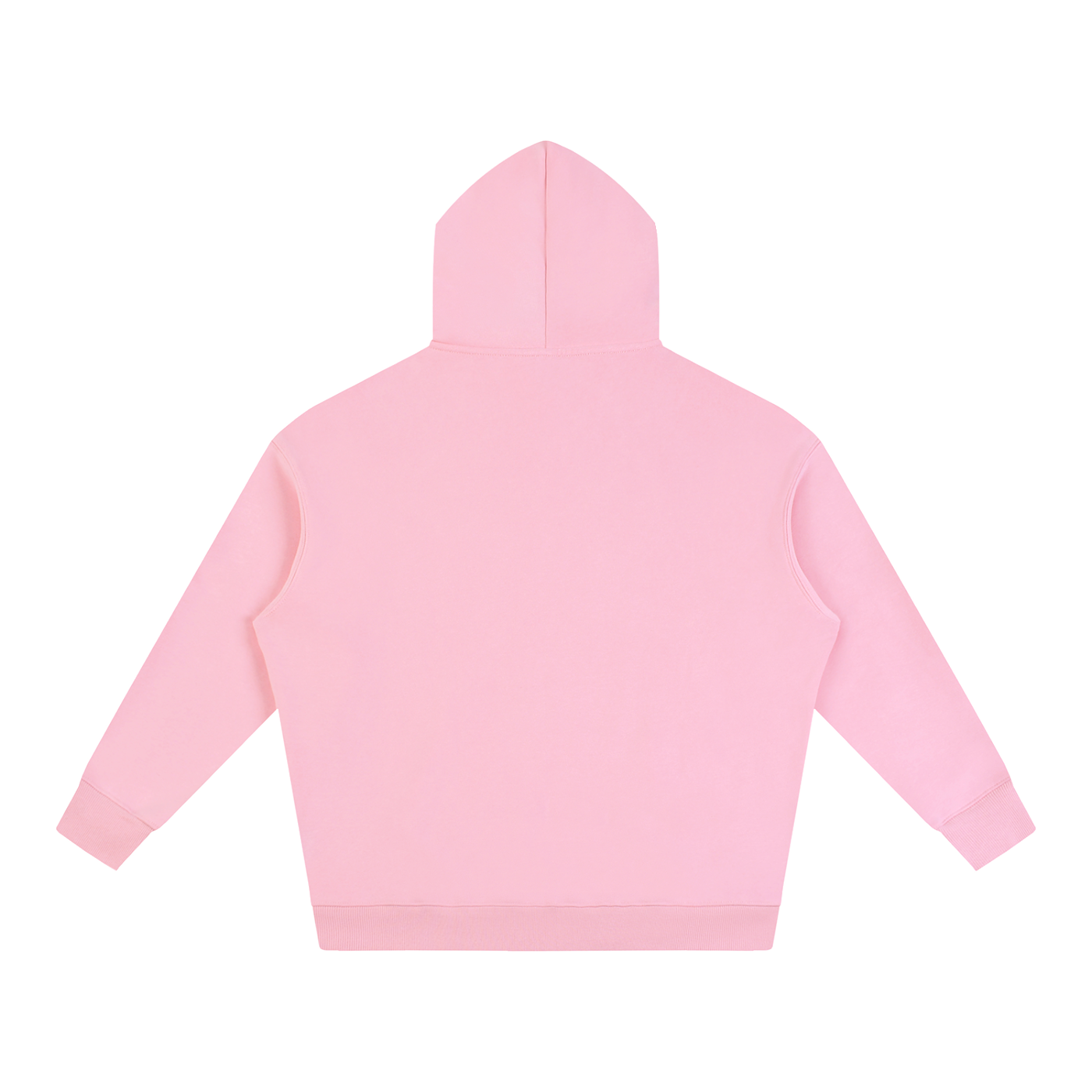 Oversize fleeced hoodie with oversized fit and drop shoulders in heavyweight fabric for streetwear style and warmth