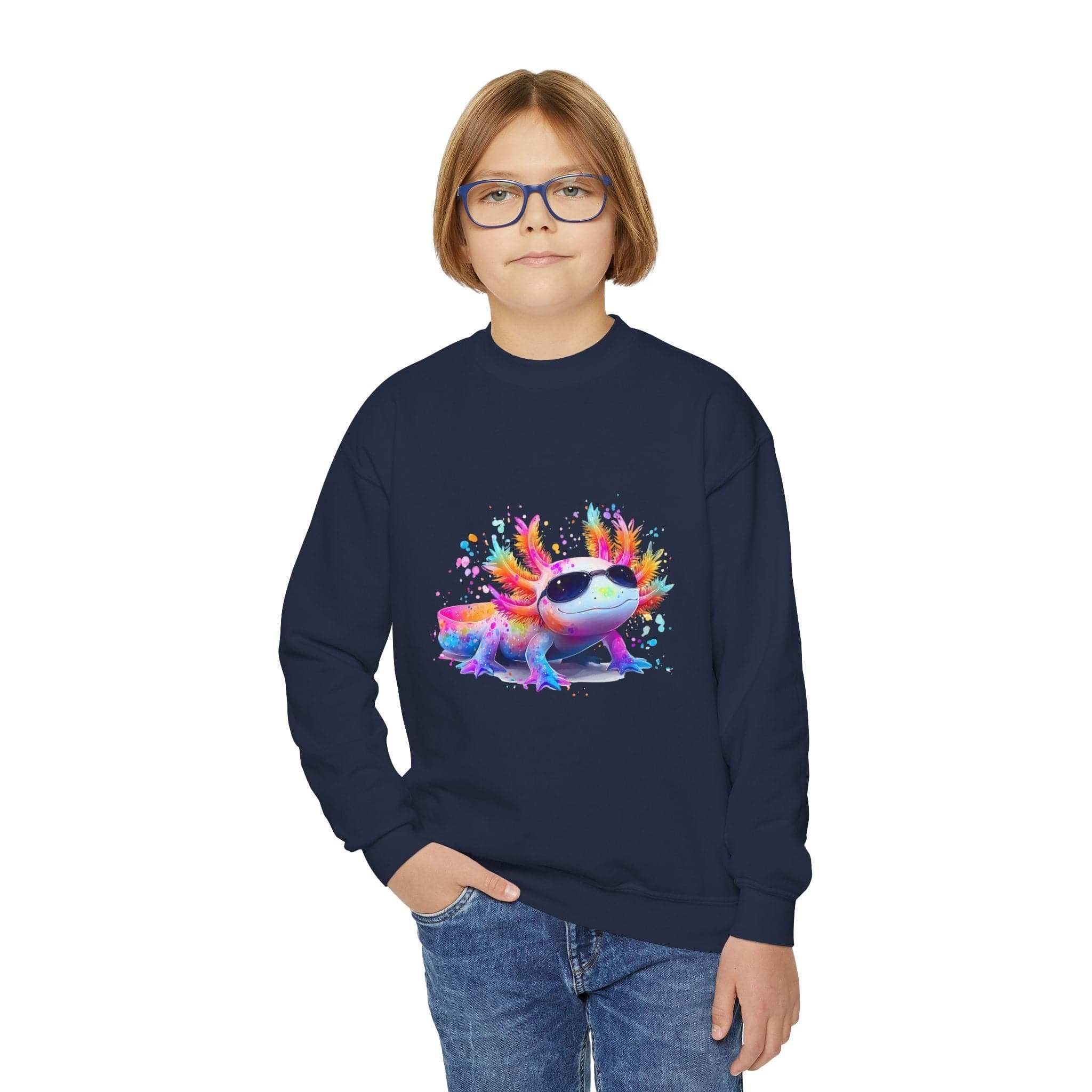 Rainbow Axolotl Sweatshirt
