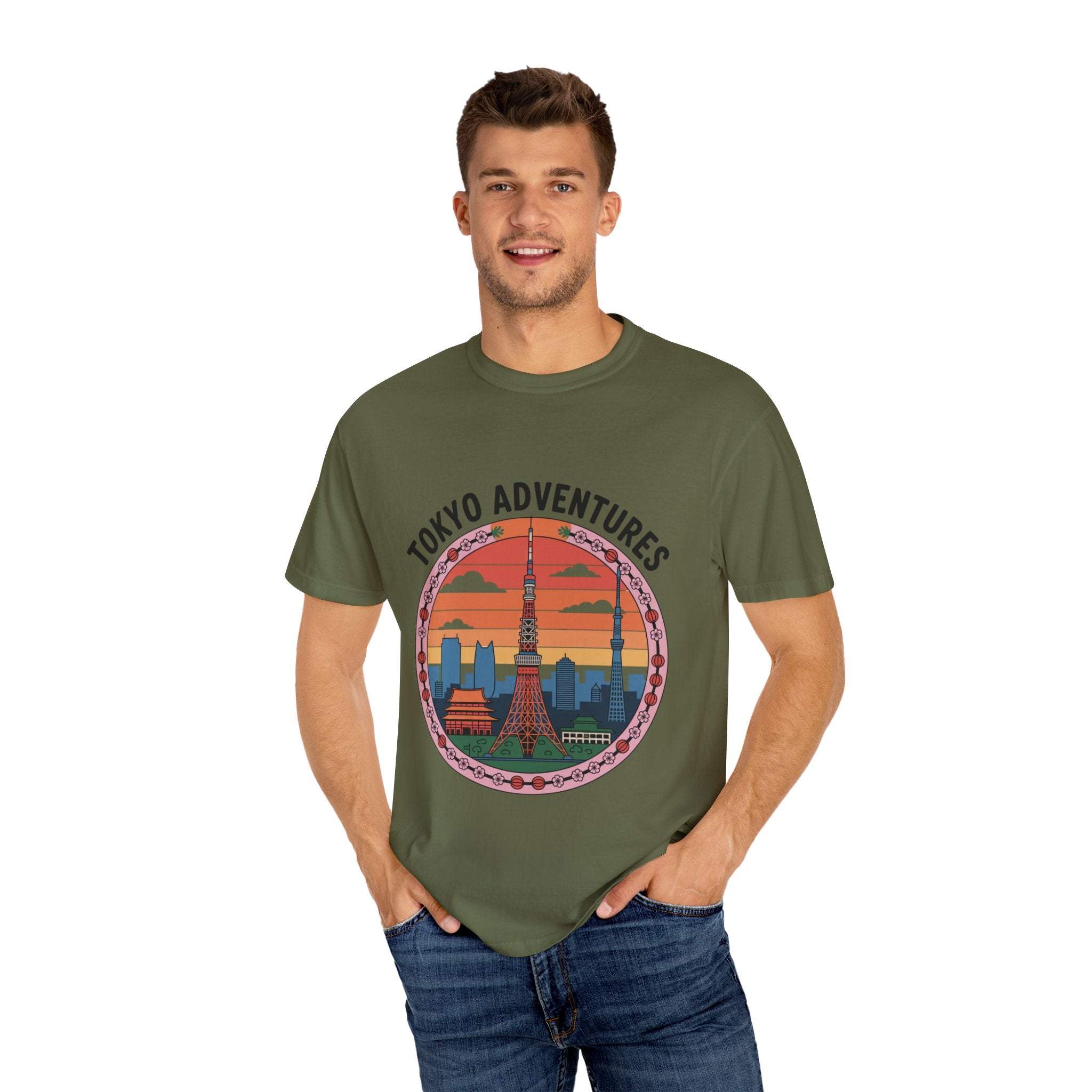 Garment-Dyed T-shirt - Tokyo Adventures Travel