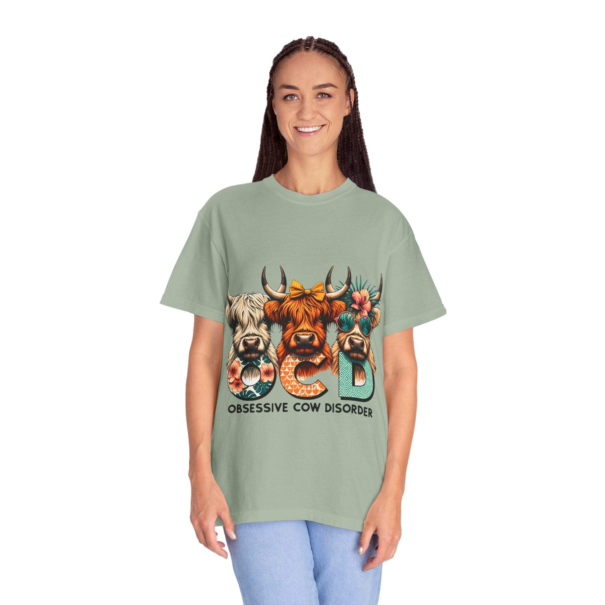 Funny OCD Obsessive Cow Disorder T-shirt