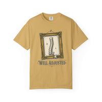 Well Adjusted Spine T-Shirt — Chiropractic Vintage Frame Graphic Tee