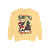 Rocking Santa Sweatshirt - Festive Holiday Christmas Apparel, cozy tee
