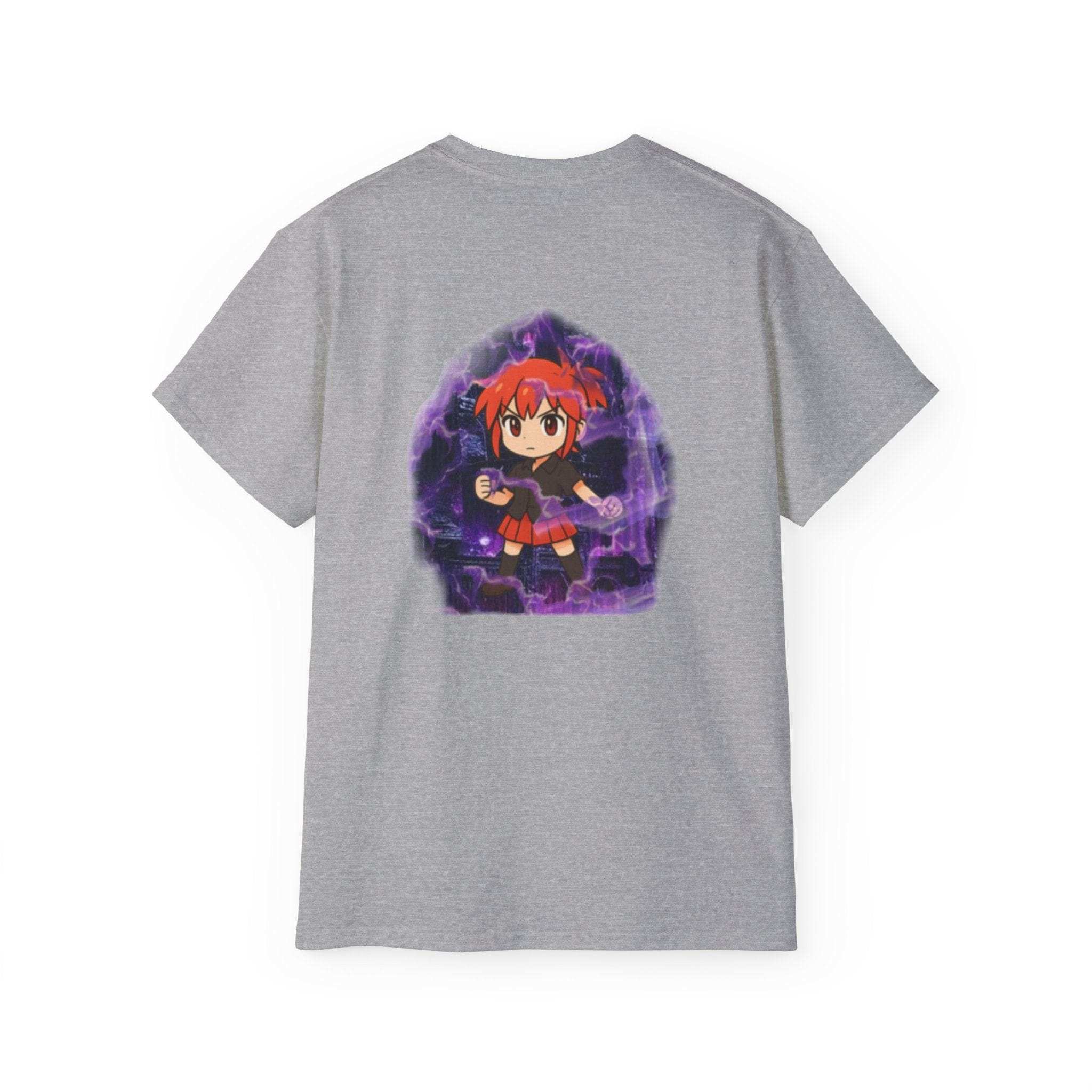 Anime Purple Power Girl Unisex T-shirt
