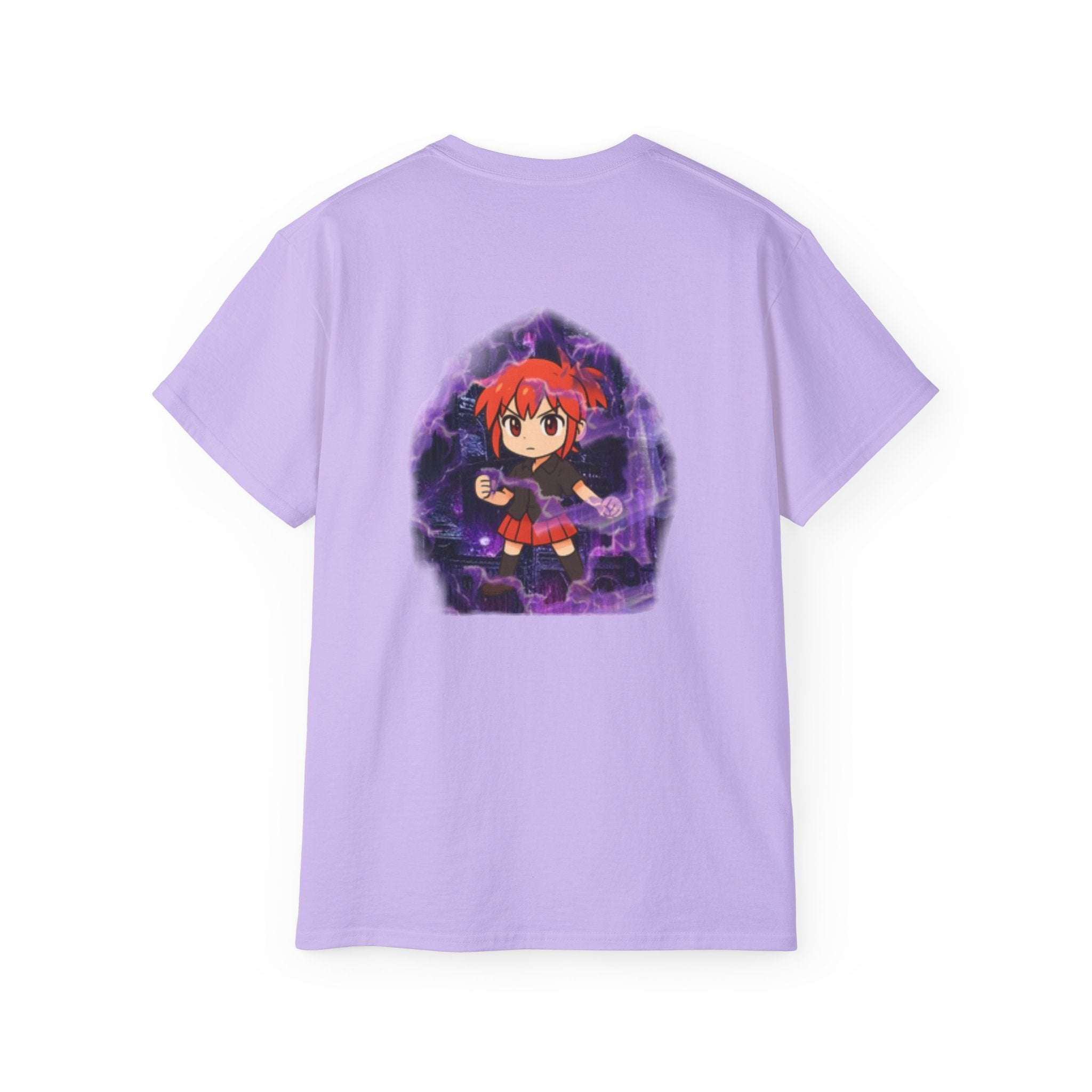 Anime Purple Power Girl Unisex T-shirt