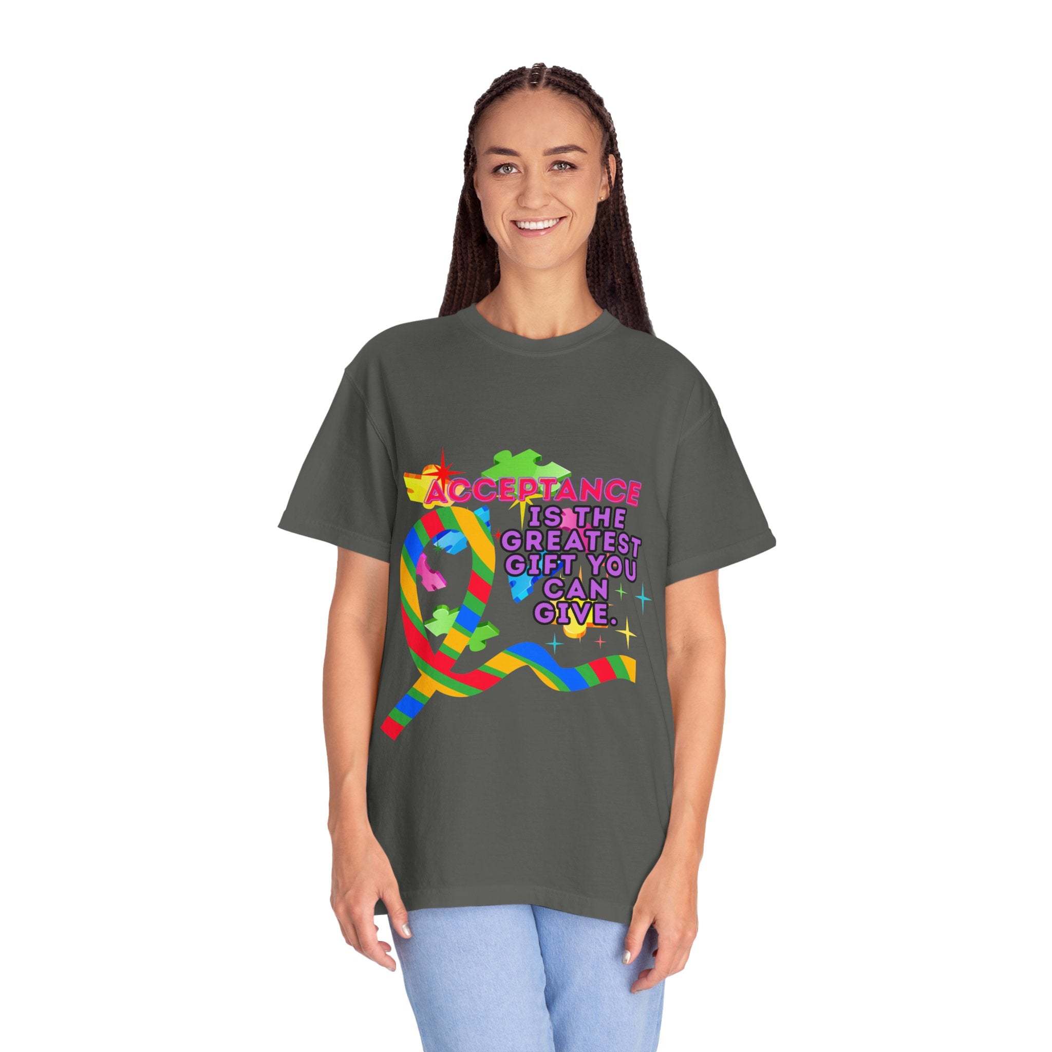 Garment-Dyed T-shirt - Autism Acceptance