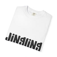 Red unisex t-shirt with humorous 'Some of the Way I’m Tired' graphic from Printify, perfect for casual wear or holidays.
