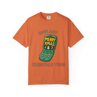 Black retro Christmas t-shirt featuring festive graphics, brand Printify, available in size S