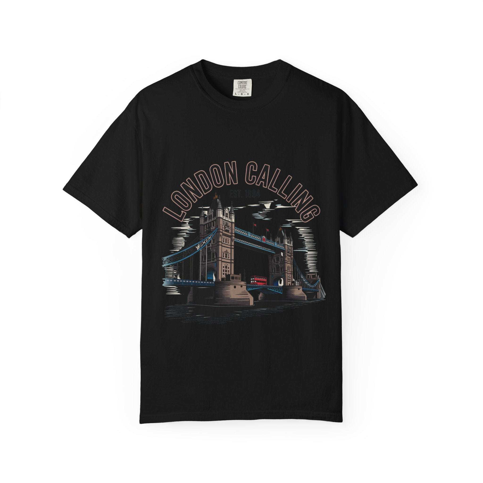 London Calling Travel T-Shirt - Unisex Garment-Dyed