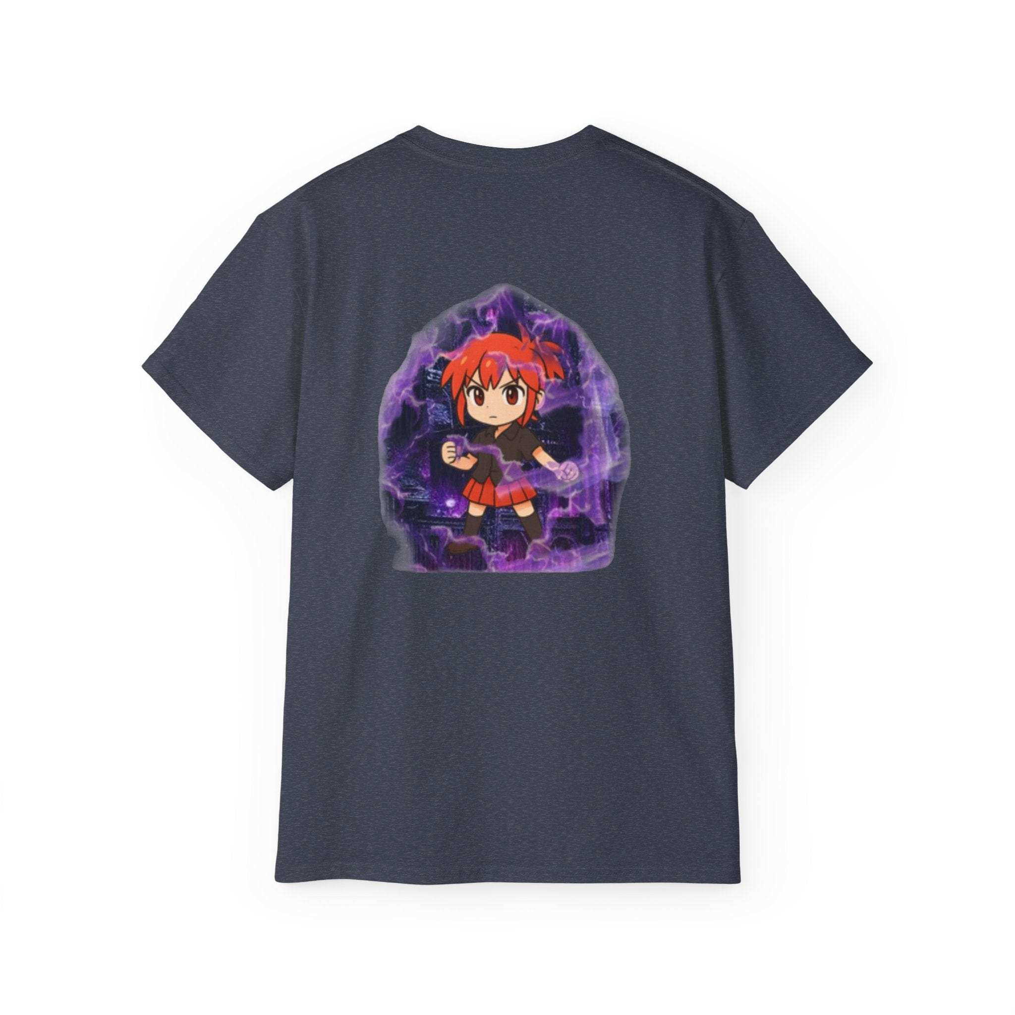 Anime Purple Power Girl Unisex T-shirt