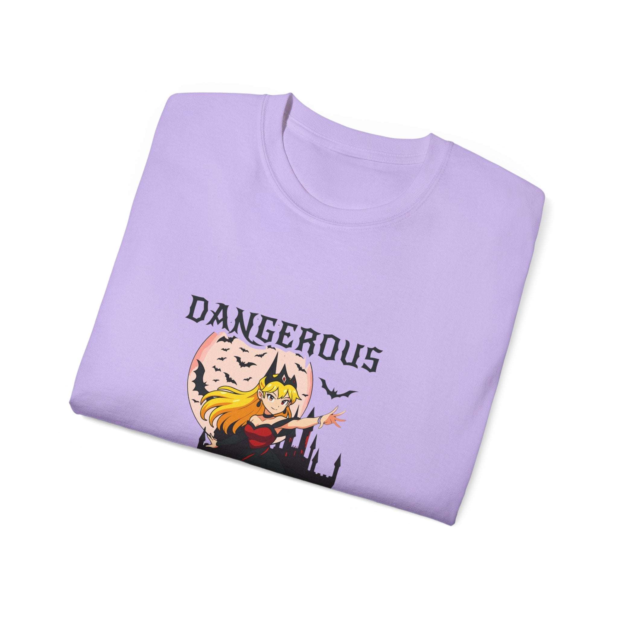 T-Shirt - Anime Halloween Dangerous Girl Print