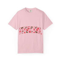 Soft Future Mrs Cherry T-Shirt for brides-to-be with relaxed fit and muted colors