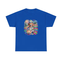 Colorful Artist Dog T-Shirt | Painter Palette, Rainbow Swirls