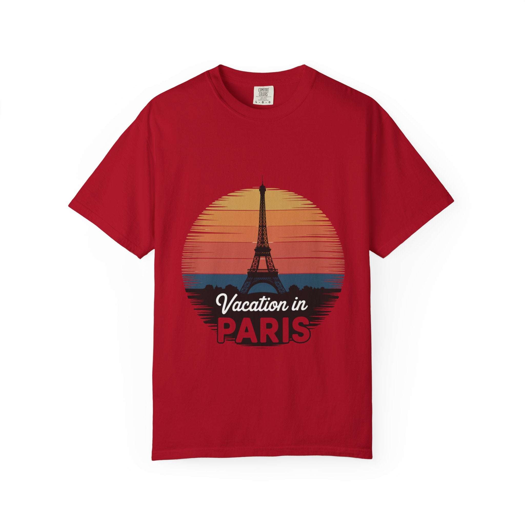 Garment-Dyed T-shirt Vacation in Paris Travel
