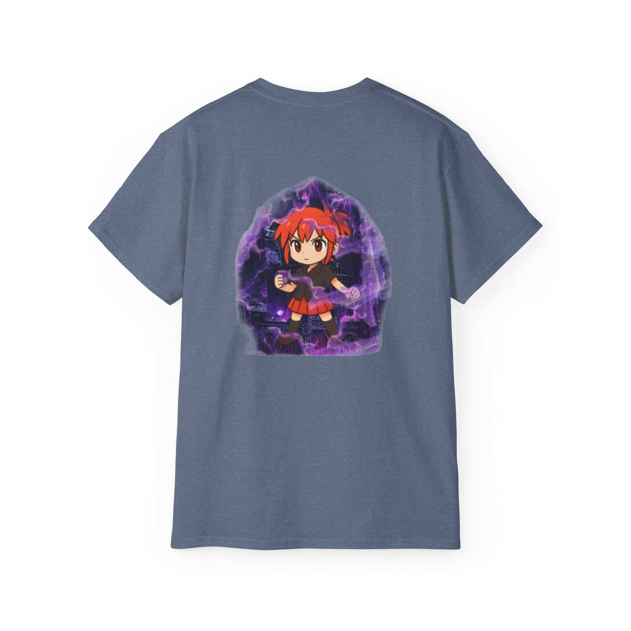 Anime Purple Power Girl Unisex T-shirt