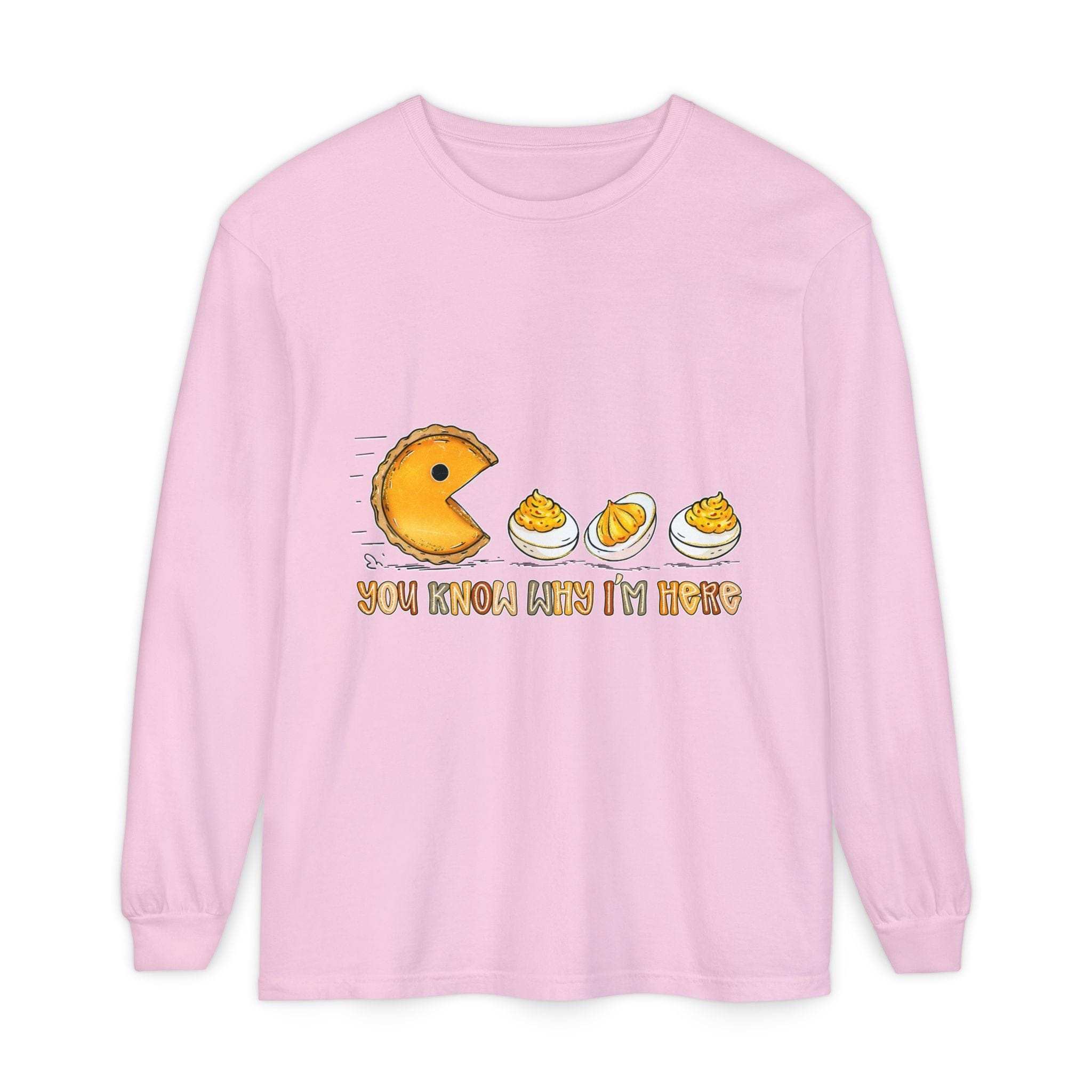 Long Sleeve T-Shirt - You Know Why Im Here Deviled Eggs