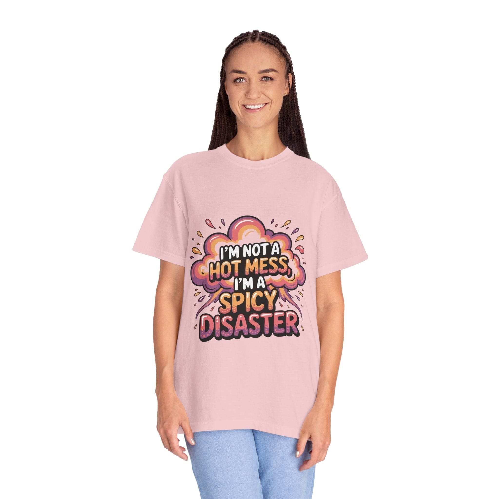 Graphic Tee - Spicy Disaster Unisex Garment-Dyed T-shirt