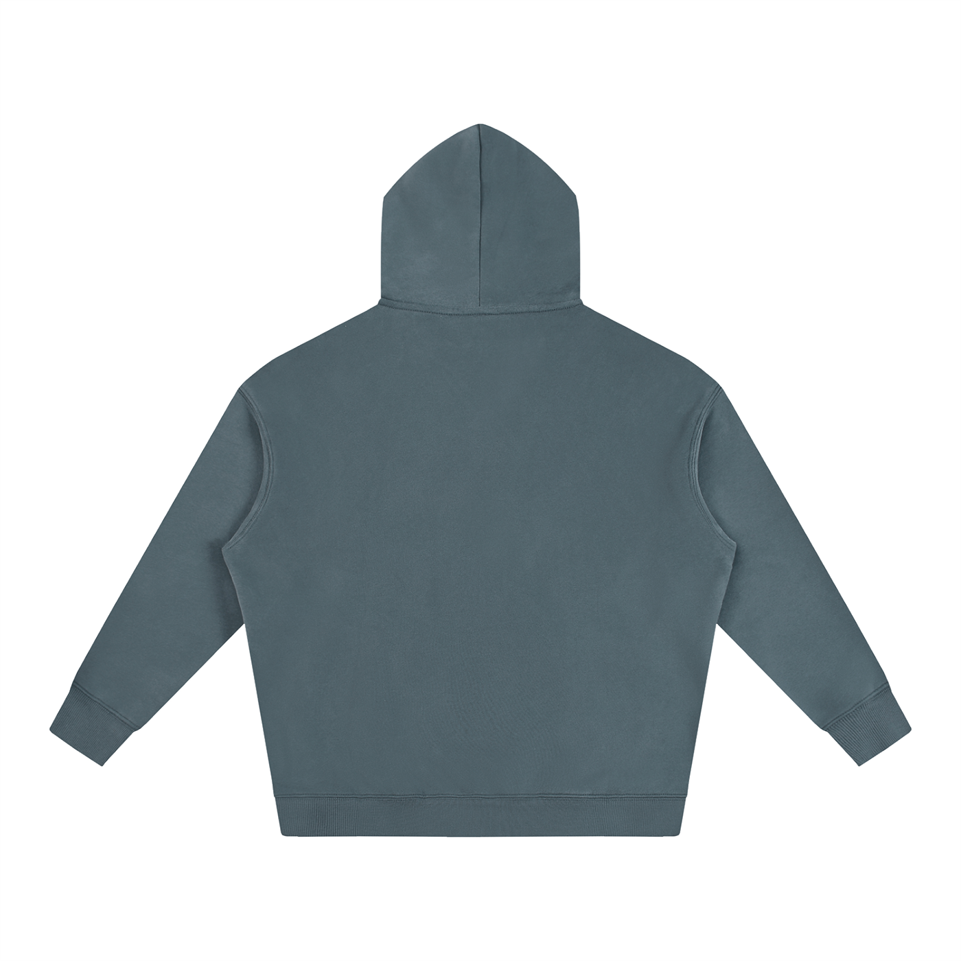 Unisex oversized fleeced hoodie pullover sweatshirt with drop shoulders and heavyweight fabric for streetwear style and warmth
