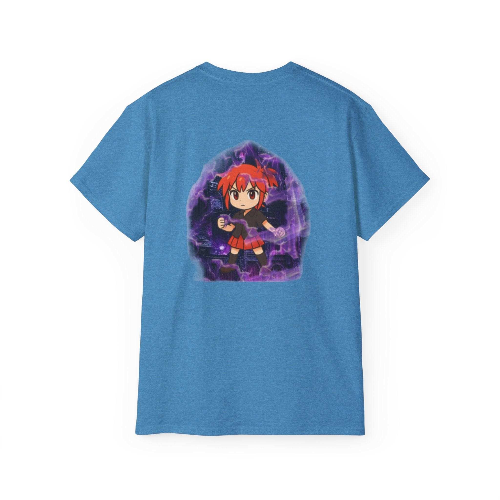 Anime Purple Power Girl Unisex T-shirt