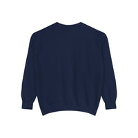 Pepper-colored sweatshirt with a preppy design, ideal for Christmas gifts, from Printify, available in sizes S, M, L.