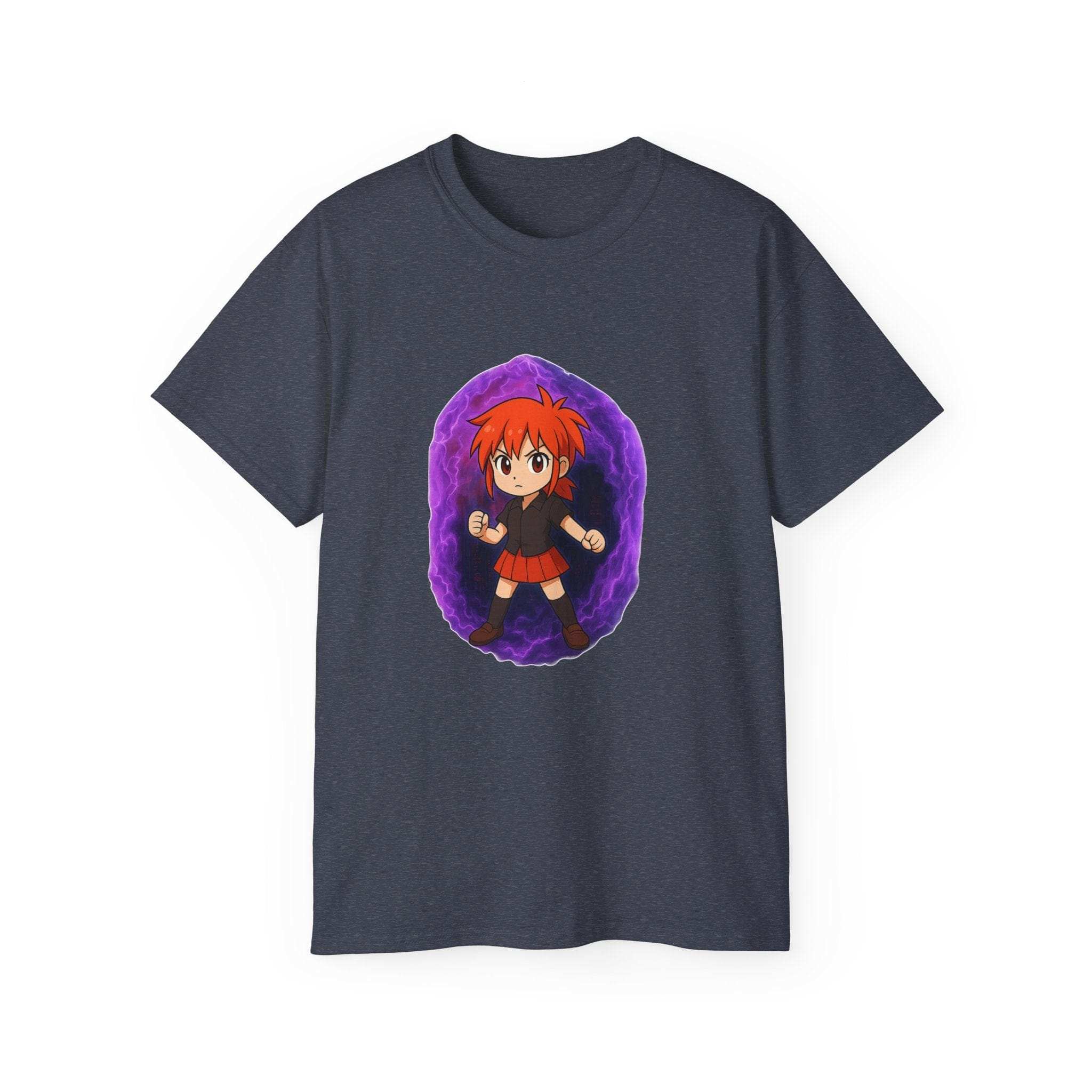 Anime Purple Power Girl Unisex T-shirt